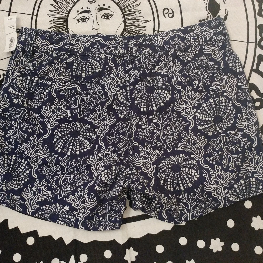 Old Navy Shorty Blue & White Mini-Short NWT